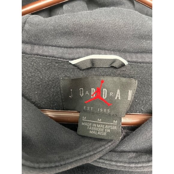 Jordan Brand Black Hoodie With Multicolor Logo & Number 23 Design  Medium - Picture 3 of 6